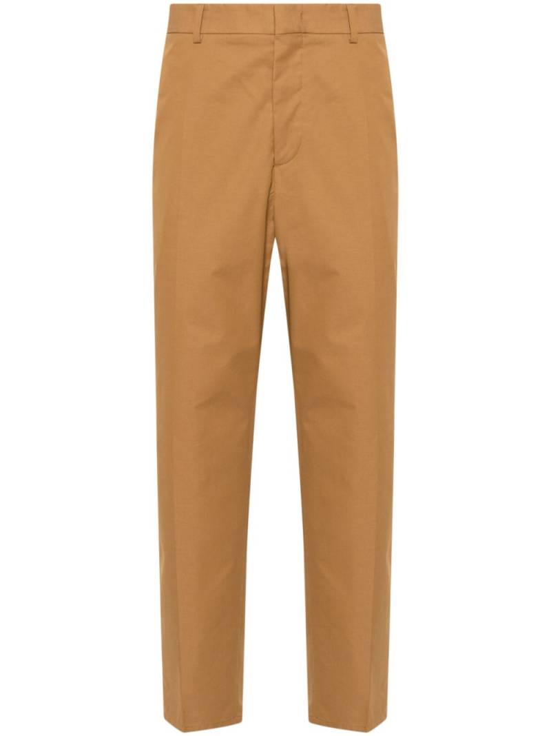 Jil Sander tapered trousers - Brown von Jil Sander