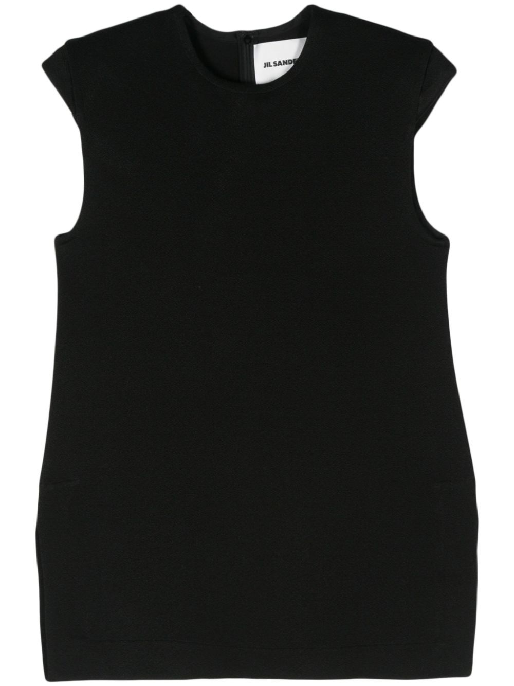 Jil Sander textured-finish sleeveless blouse - Black von Jil Sander