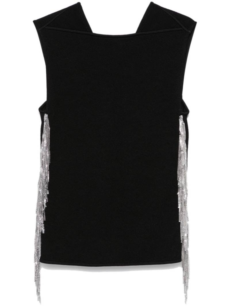 Jil Sander textured top - Black von Jil Sander