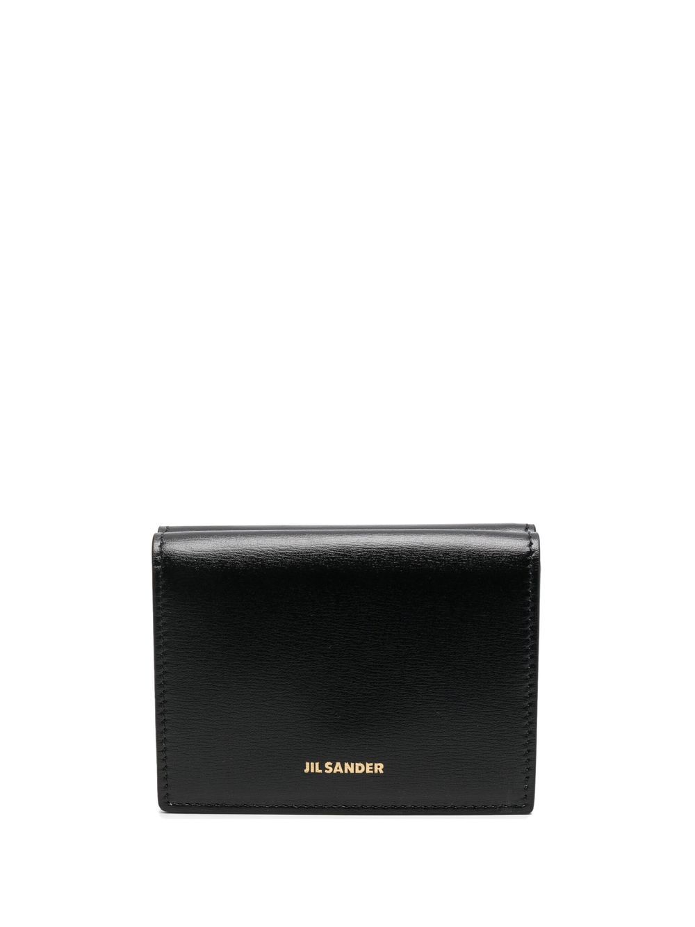 Jil Sander tri-fold leather wallet - Black von Jil Sander