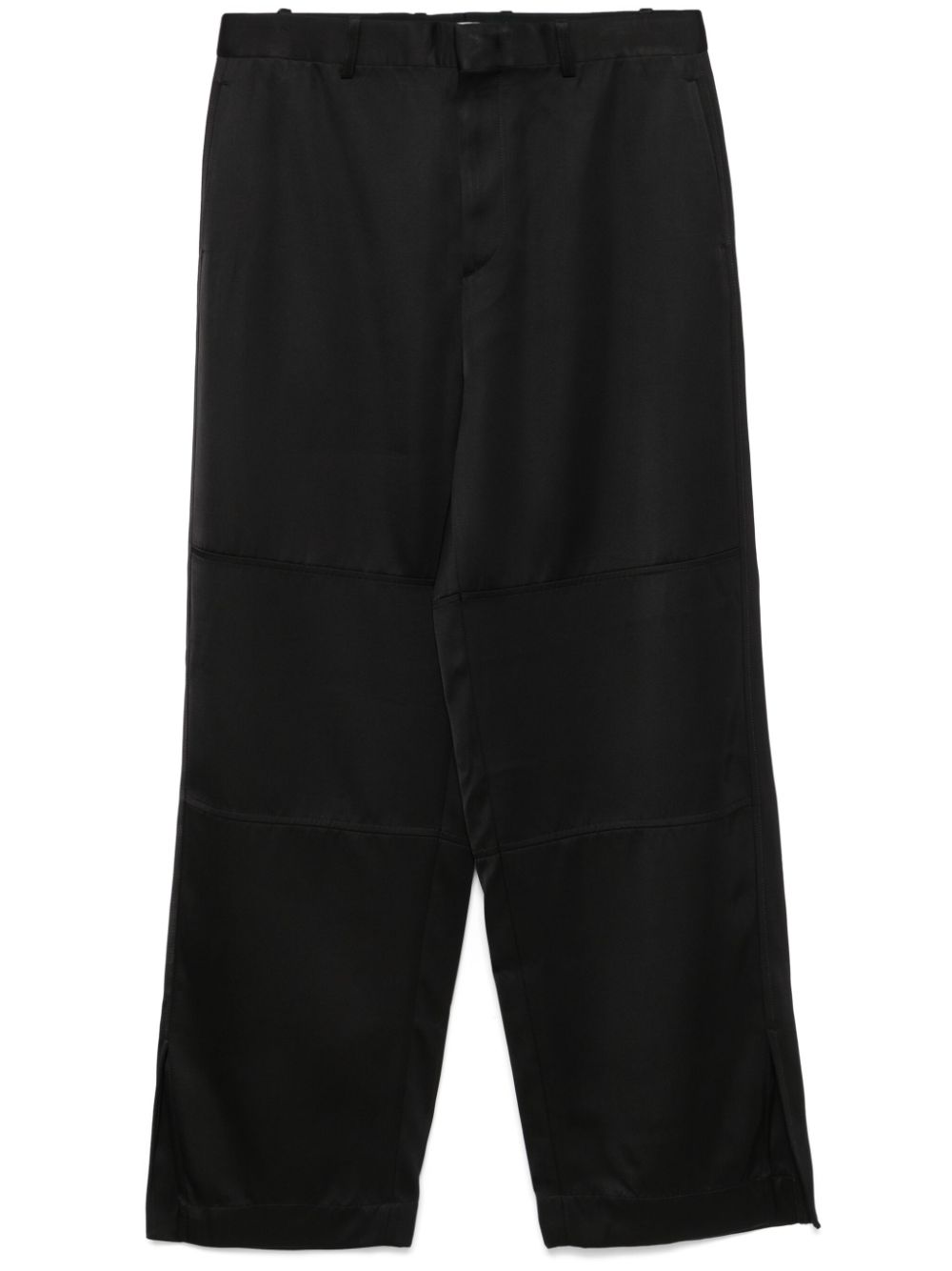 Jil Sander twill trousers - Black von Jil Sander