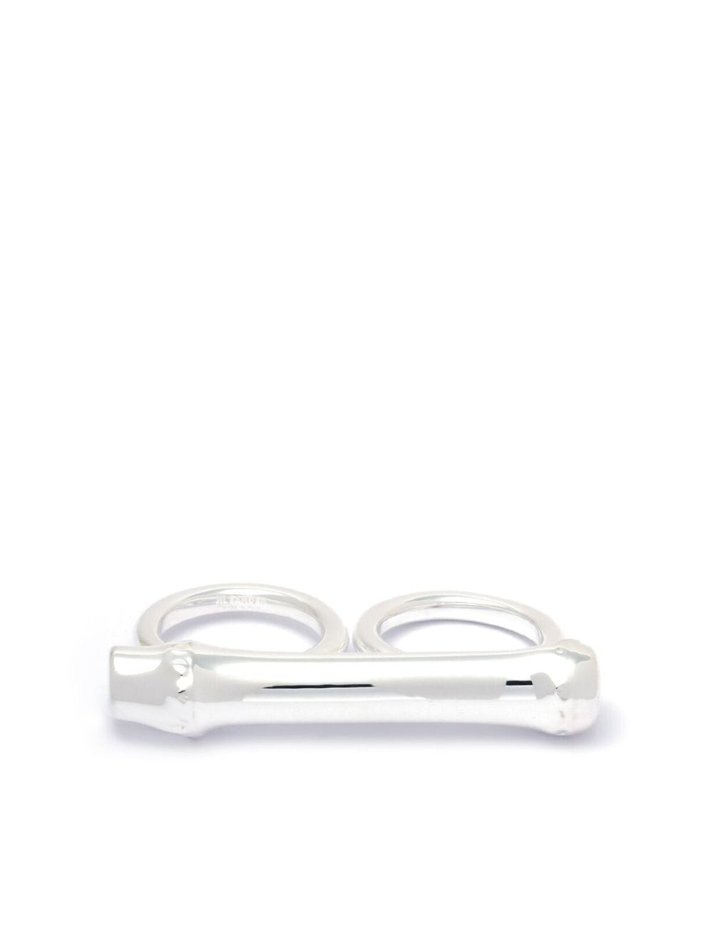 Jil Sander two-finger design ring - Silver von Jil Sander