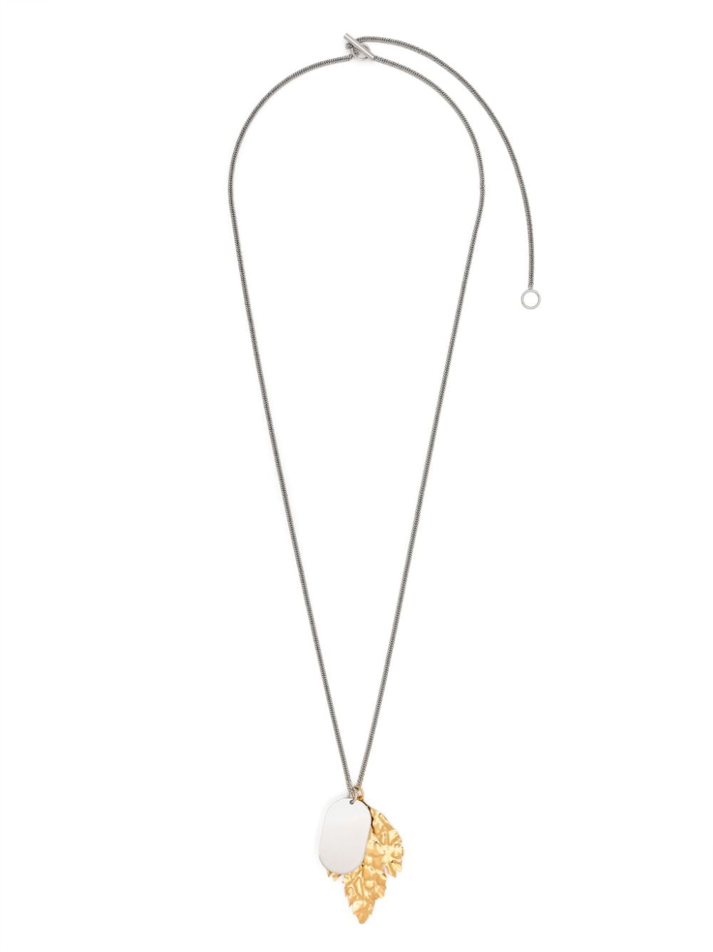 Jil Sander two-tone neckalce - Gold von Jil Sander