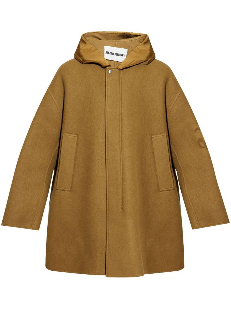 Jil Sander virgin wool coat - Brown von Jil Sander