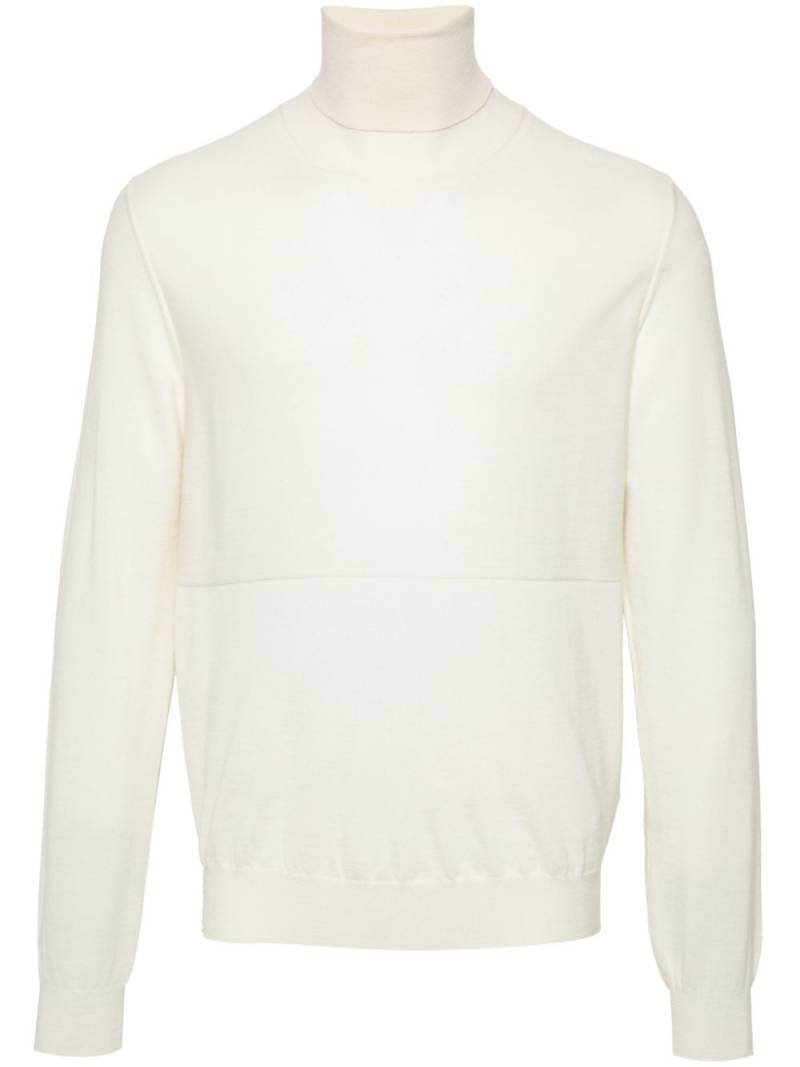 Jil Sander virgin wool fine-knit jumper - White von Jil Sander