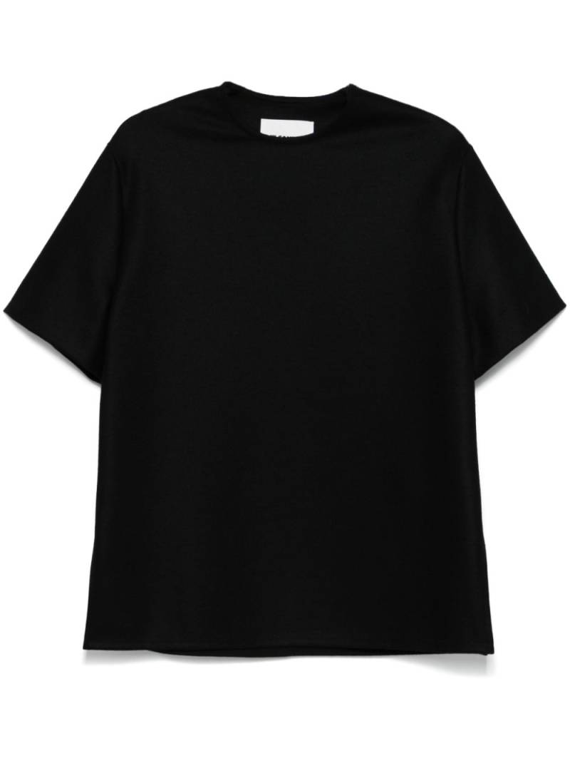 Jil Sander wool T-shirt - Black von Jil Sander