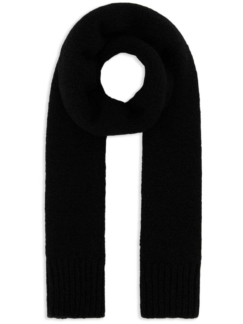 Jil Sander wool scarf - Black von Jil Sander