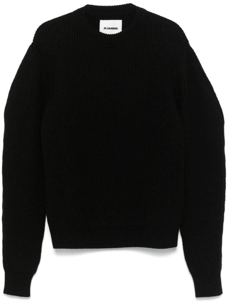 Jil Sander wool sweater - Black von Jil Sander