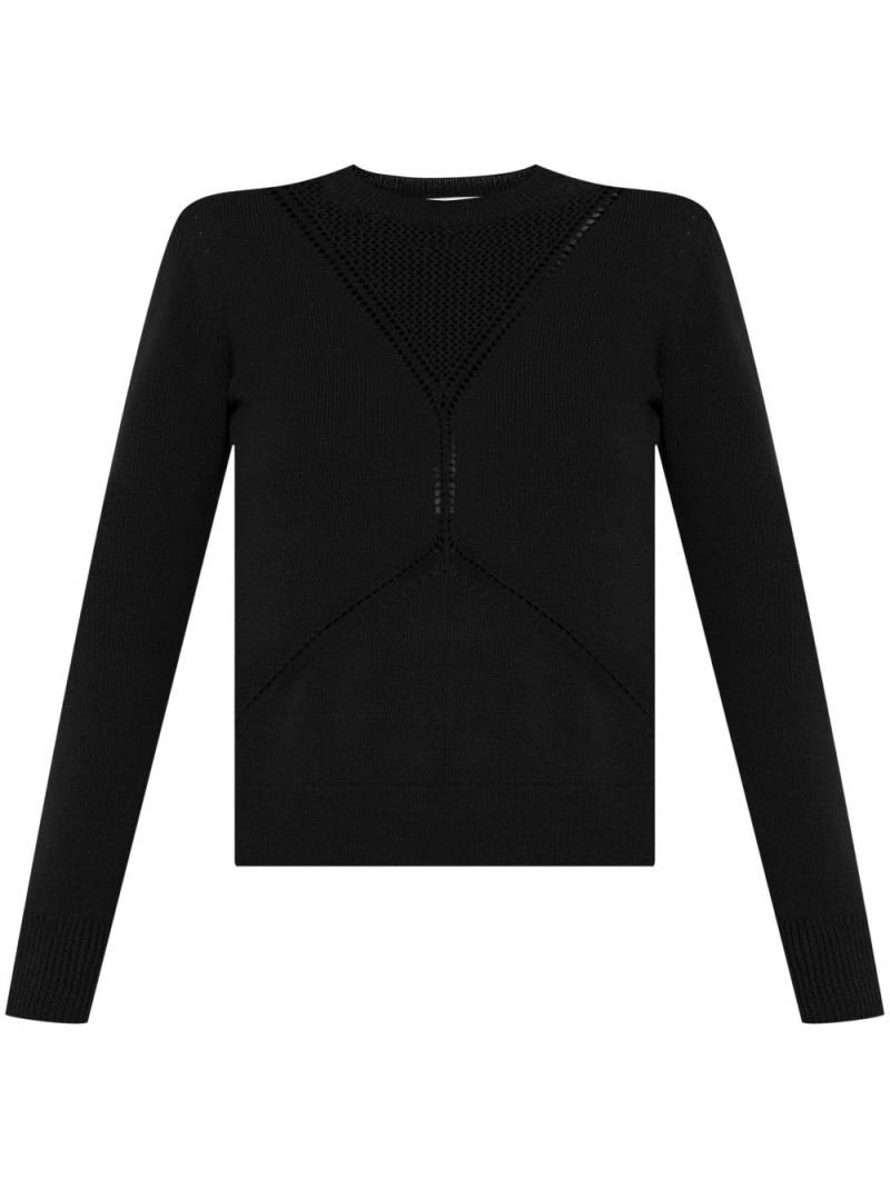 Jil Sander woolen sweater - Black von Jil Sander