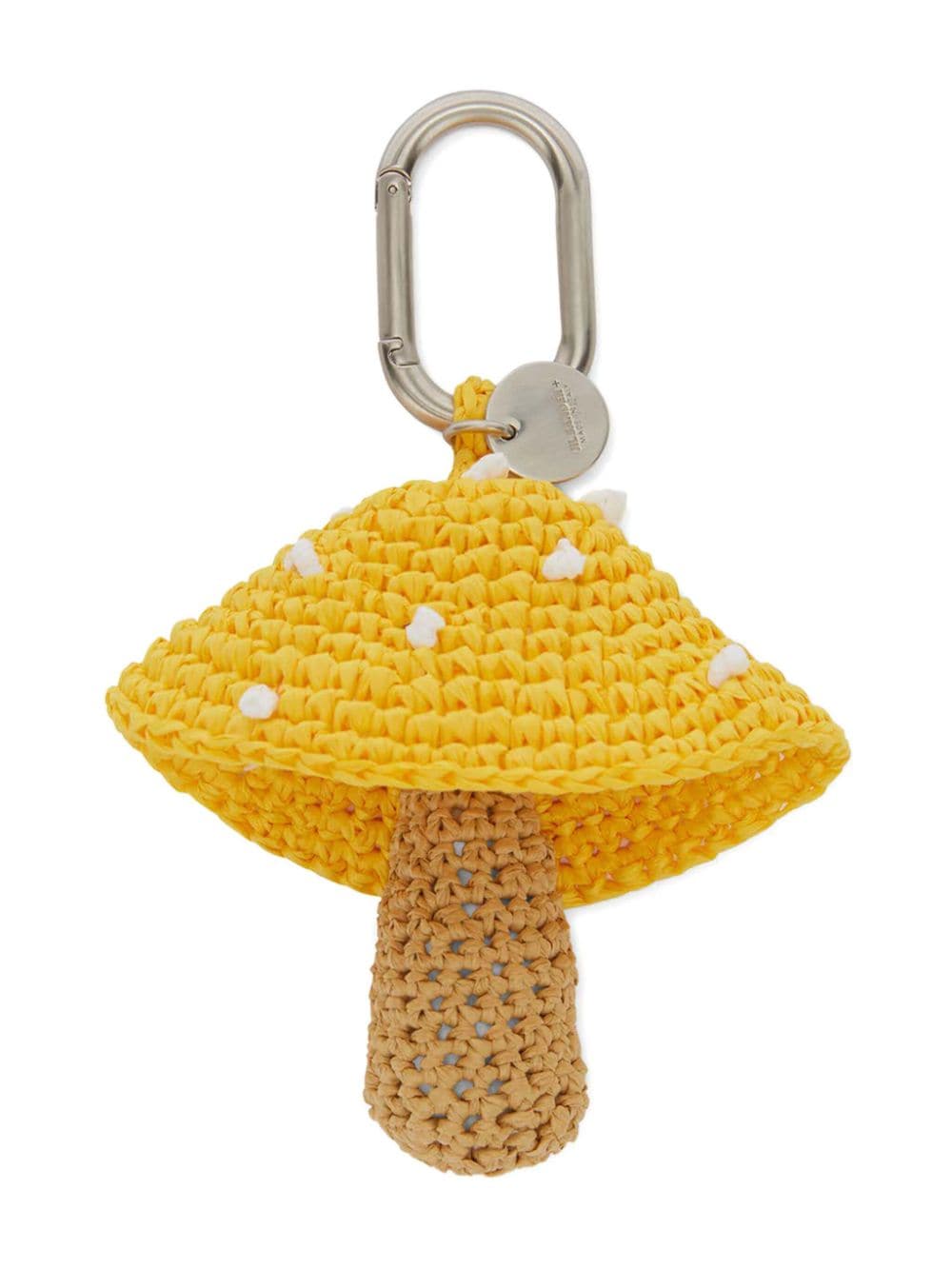 Jil Sander woven raffia mushroom charm - Yellow von Jil Sander