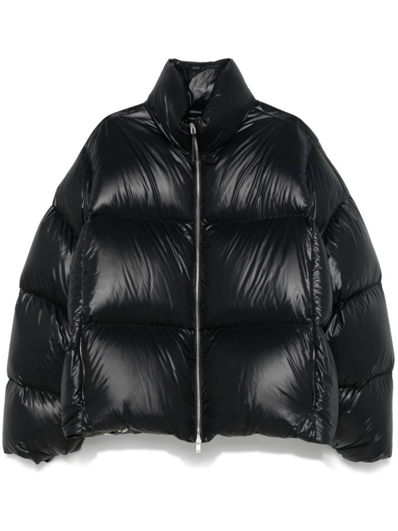 Jil Sander zip-up puffer jacket - Black von Jil Sander