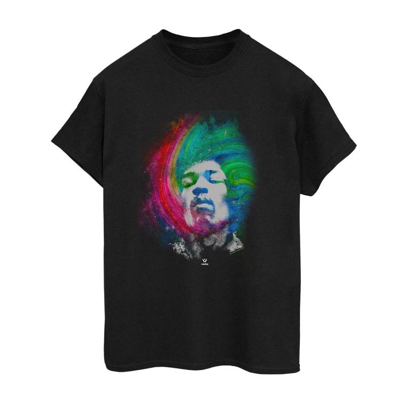 Jimi Hendrix - Galaxy TShirt, für Damen, Schwarz, Größe L von Jimi Hendrix