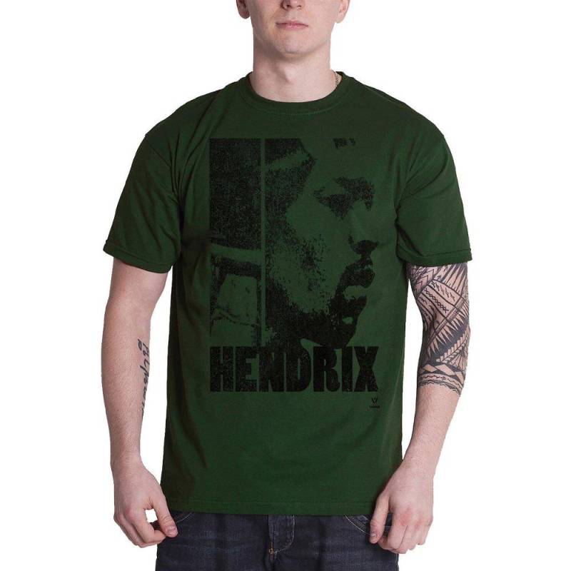 Jimi Hendrix - Let Me Live TShirt, für Damen, Grün, Größe S von Jimi Hendrix