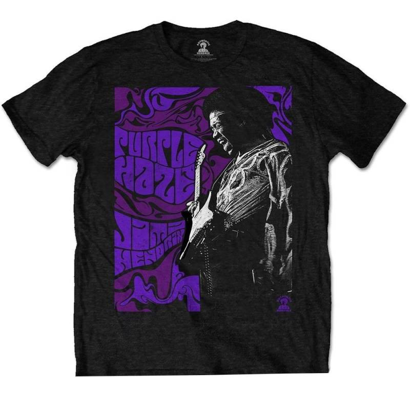 Purple Haze Tshirt Damen Schwarz S von Jimi Hendrix