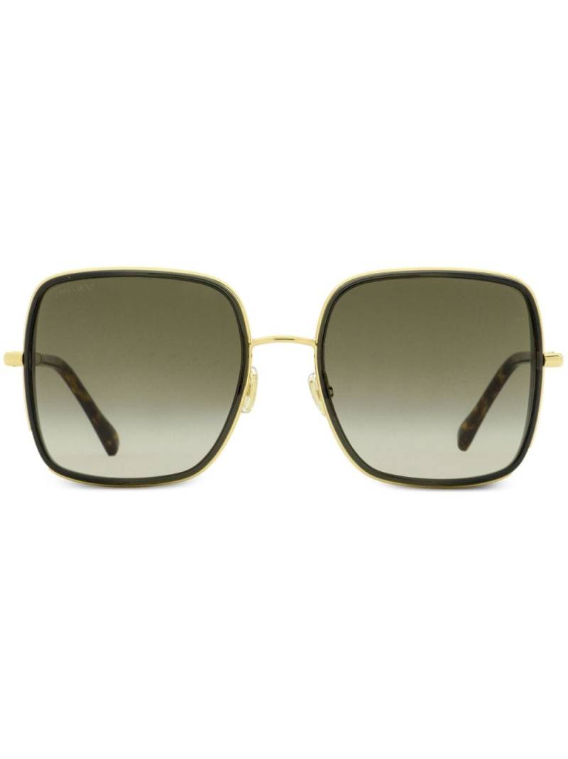 Jimmy Choo Eyewear Jayla square-frame sunglasses - Gold von Jimmy Choo Eyewear