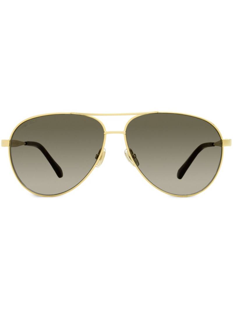 Jimmy Choo Eyewear Jimena sunglasses - Gold von Jimmy Choo Eyewear