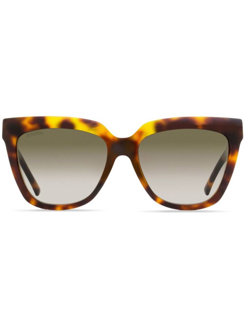 Jimmy Choo Eyewear Julieka oversize-frame sunglasses - Brown von Jimmy Choo Eyewear