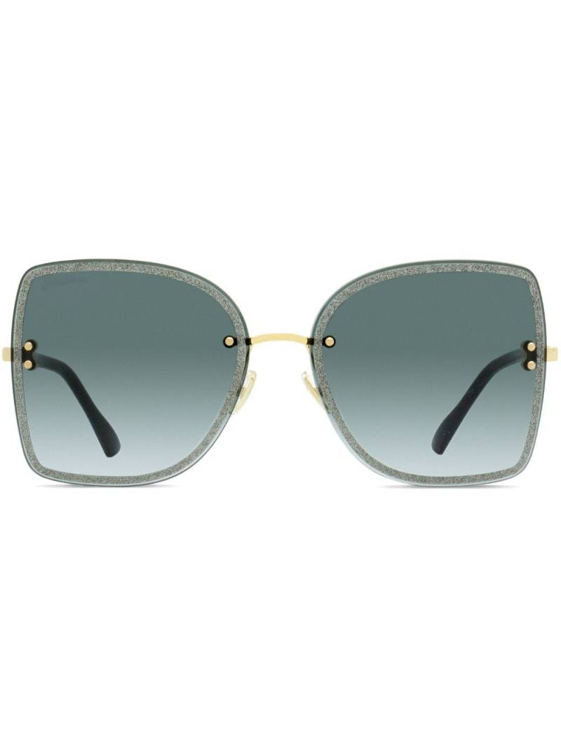 Jimmy Choo Eyewear Leti square-frame sunglasses - Brown von Jimmy Choo Eyewear