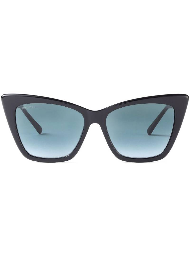 Jimmy Choo Eyewear Lucine cat-eye sunglasses - Black von Jimmy Choo Eyewear