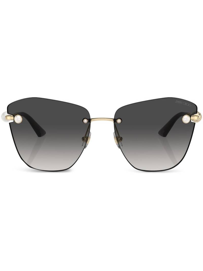 Jimmy Choo Eyewear Lule sunglasses - Gold von Jimmy Choo Eyewear