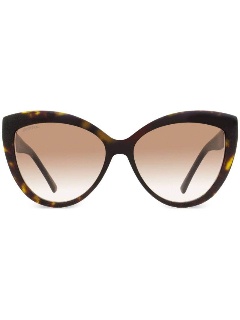 Jimmy Choo Eyewear Sinnie cat-eye frame sunglasses - Brown von Jimmy Choo Eyewear