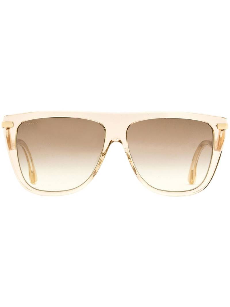 Jimmy Choo Eyewear Suvi Browline sunglasses - Neutrals von Jimmy Choo Eyewear