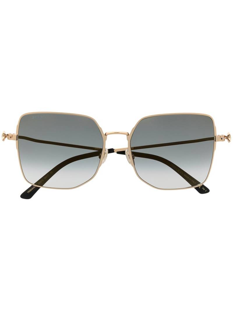 Jimmy Choo Eyewear Trisha oversized square sunglasses - Black von Jimmy Choo Eyewear