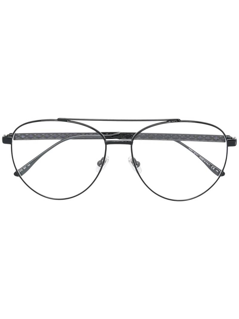 Jimmy Choo Eyewear aviator frame glasses - Black von Jimmy Choo Eyewear