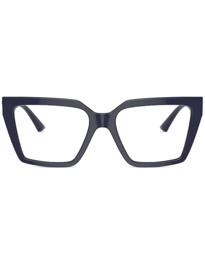 Jimmy Choo Eyewear geometric-frame glasses - Blue von Jimmy Choo Eyewear