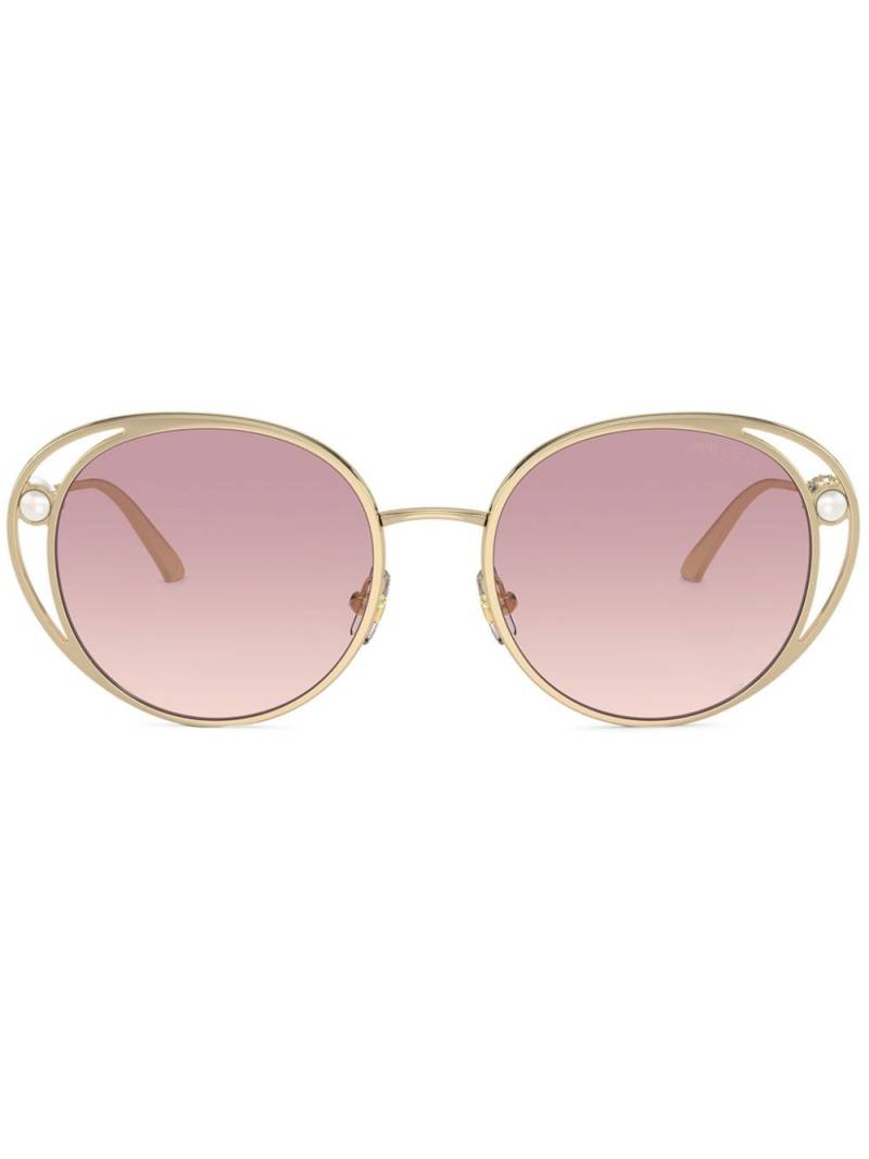 Jimmy Choo Eyewear round-frame sunglasses - Gold von Jimmy Choo Eyewear