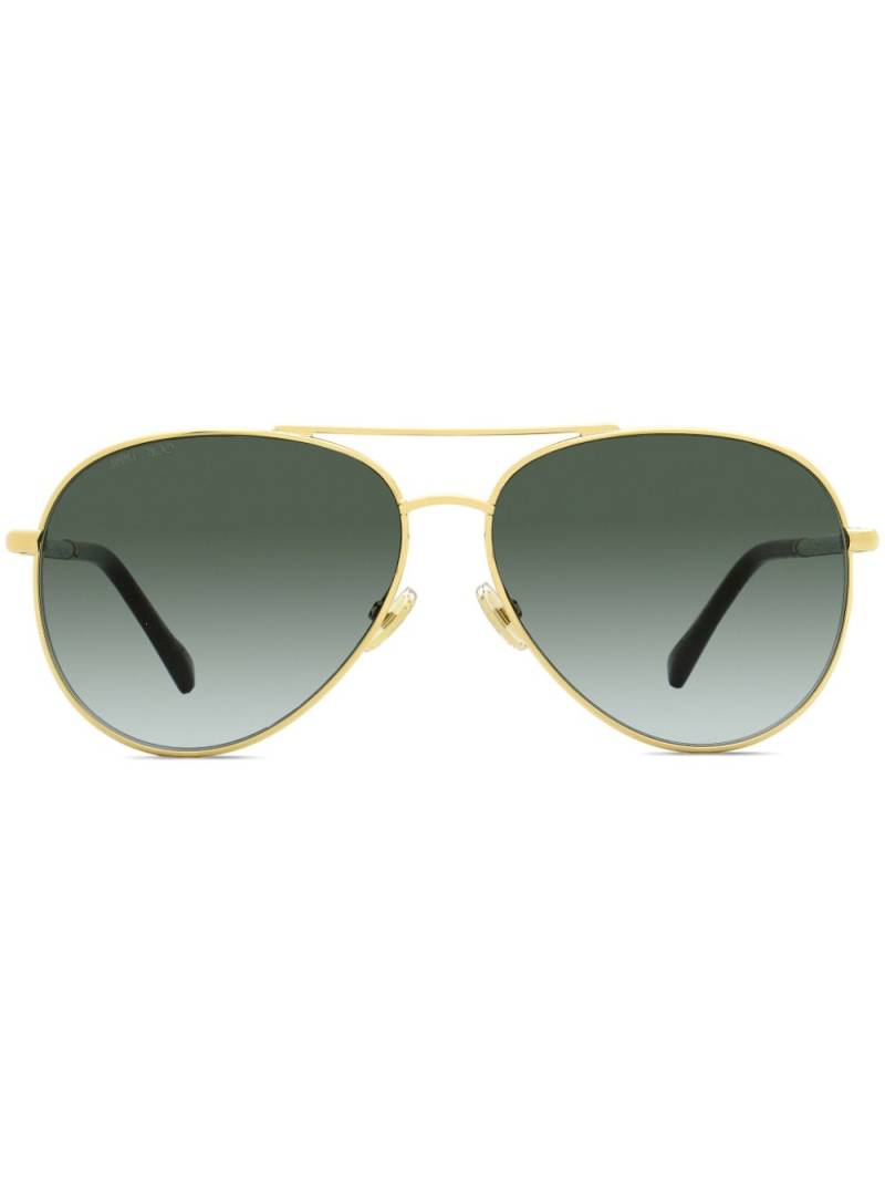 Jimmy Choo Eyewear tinted round-frame sunglasses - Black von Jimmy Choo Eyewear