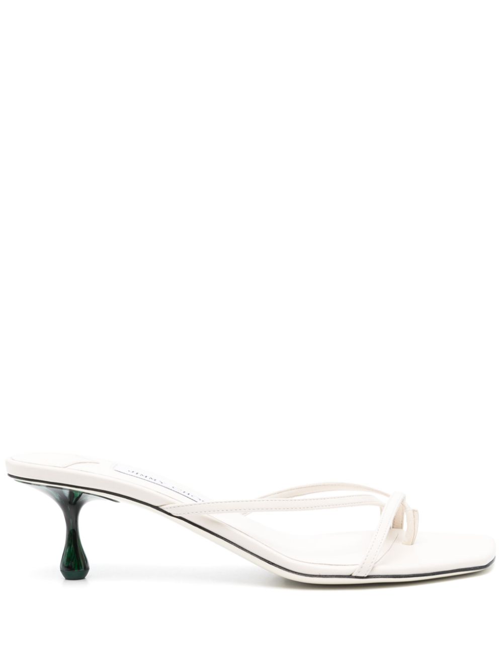 Jimmy Choo Pre-Owned 50mm Etana mules - White von Jimmy Choo Pre-Owned