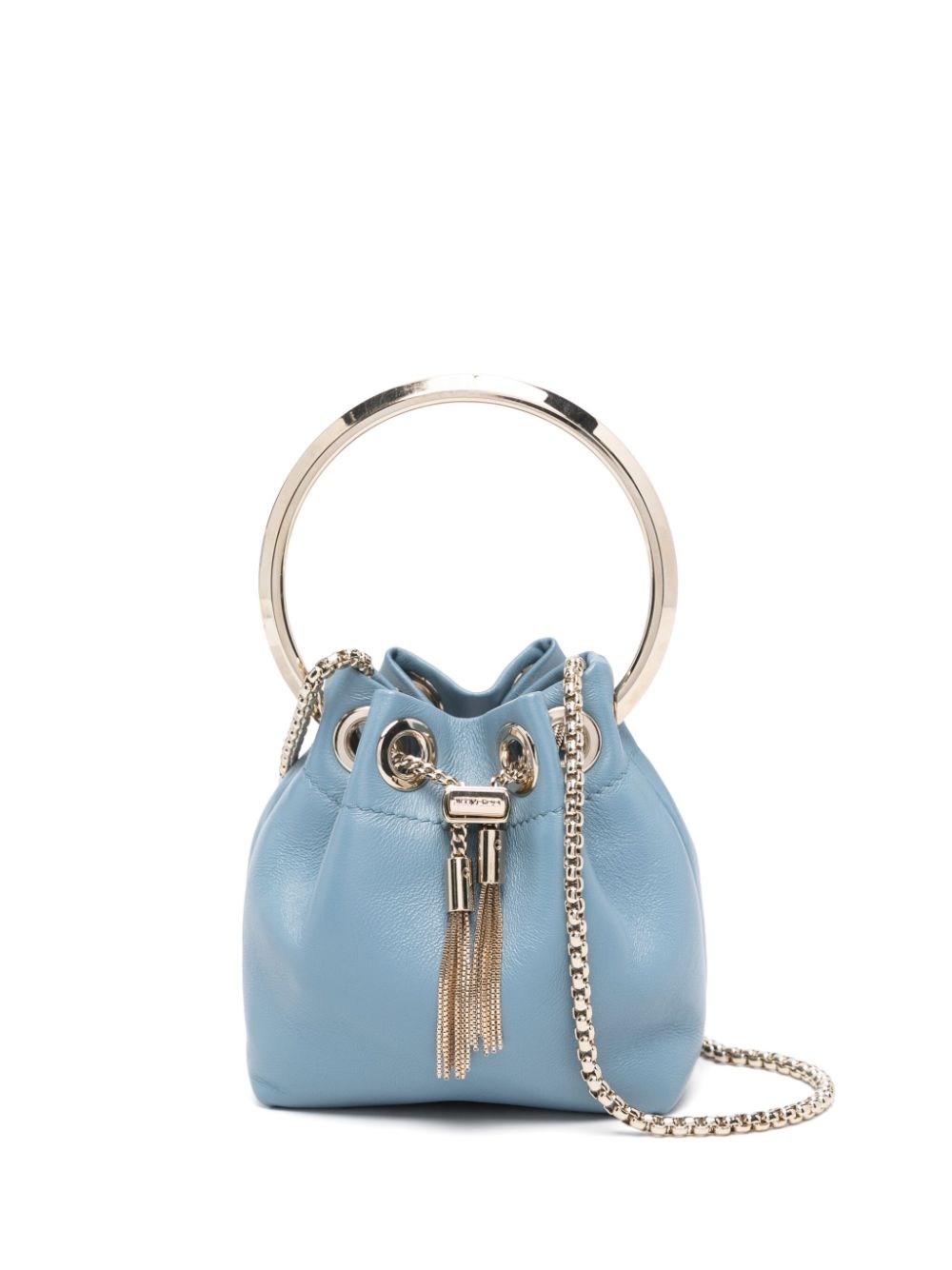 Jimmy Choo Pre-Owned micro Bon Bon bucket bag - Blue von Jimmy Choo Pre-Owned