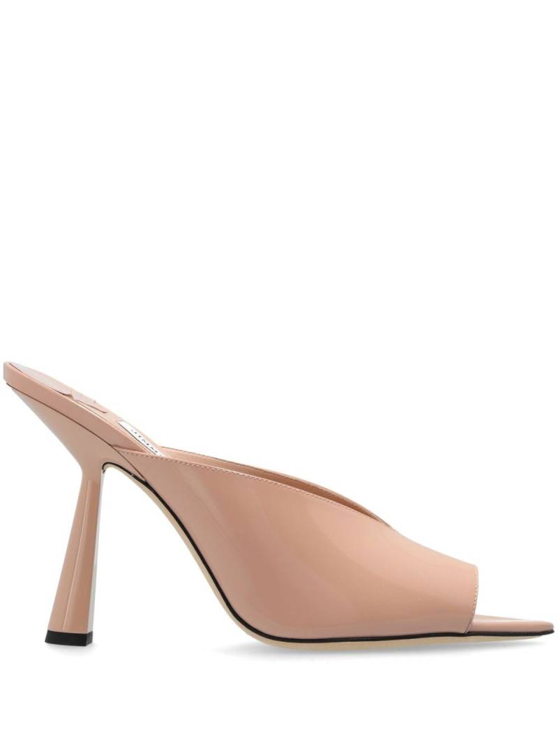 Jimmy Choo 100mm Maryanne sculpted-heel mules - Pink von Jimmy Choo