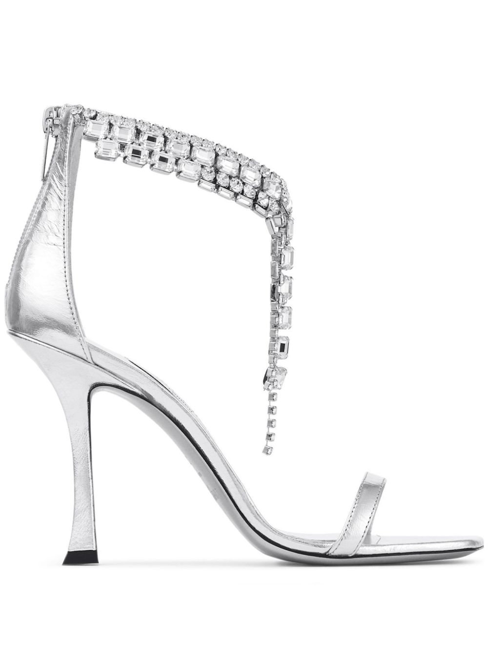 Jimmy Choo 100mm Verity sandals - Silver von Jimmy Choo