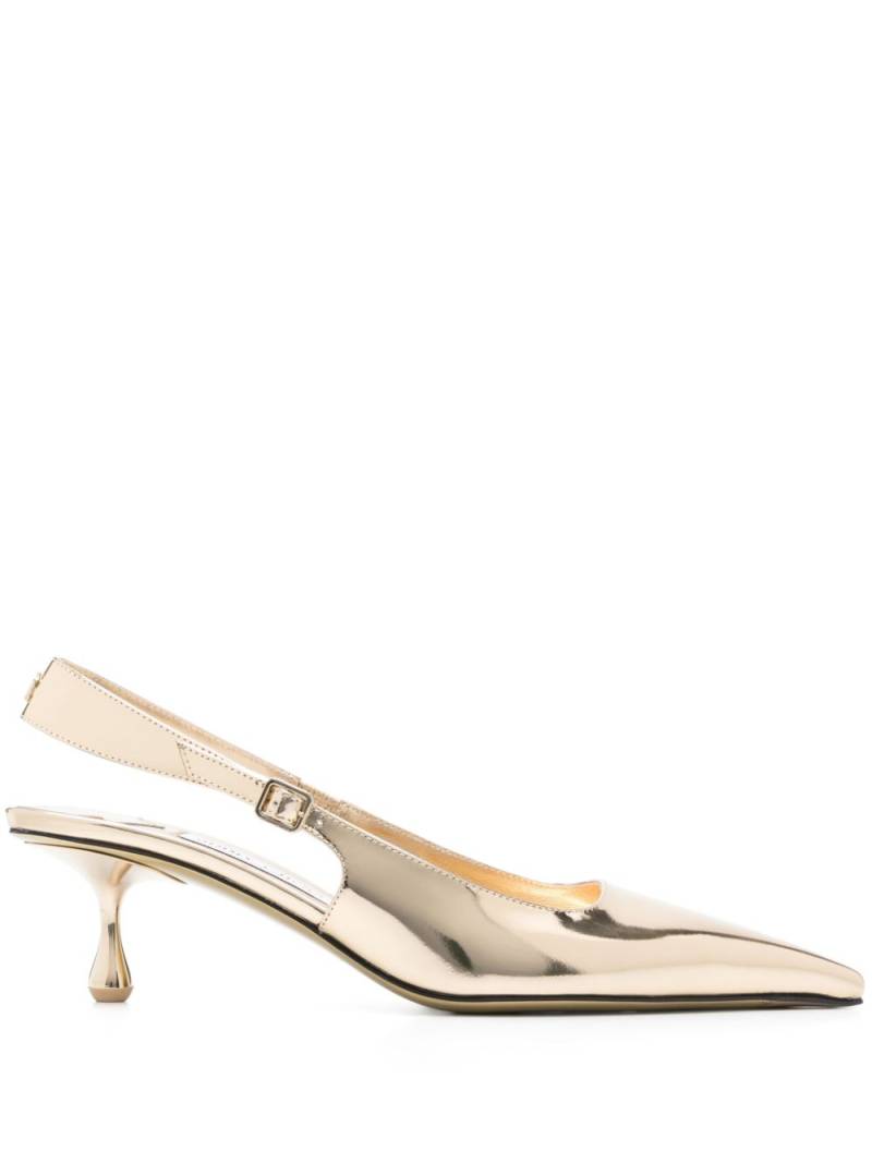 Jimmy Choo 50mm Amel pumps - Gold von Jimmy Choo