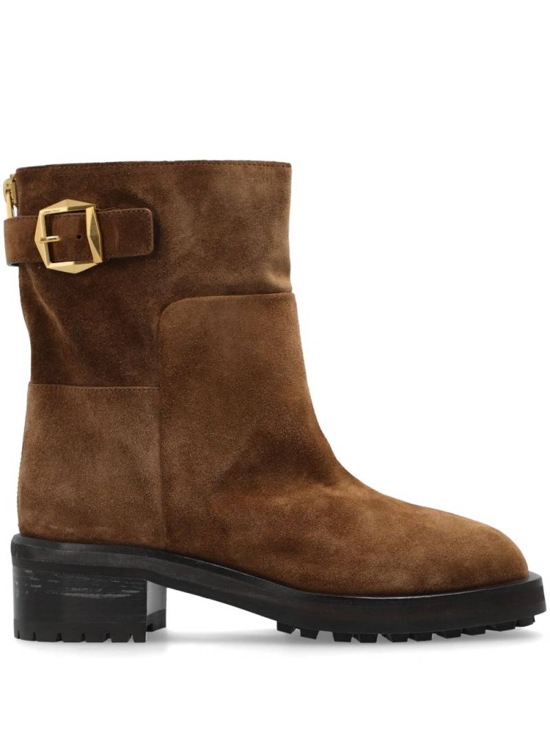 Jimmy Choo 50mm Brooklyn boots - Brown von Jimmy Choo