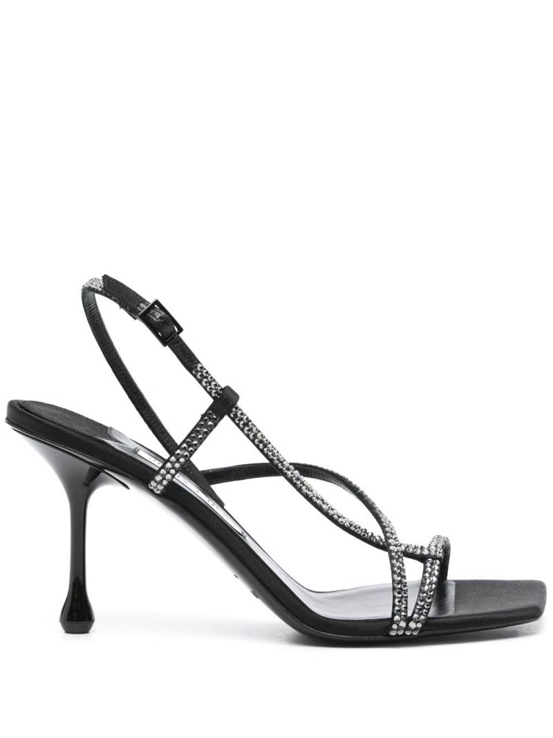 Jimmy Choo 80mm Etana sandals - Black von Jimmy Choo