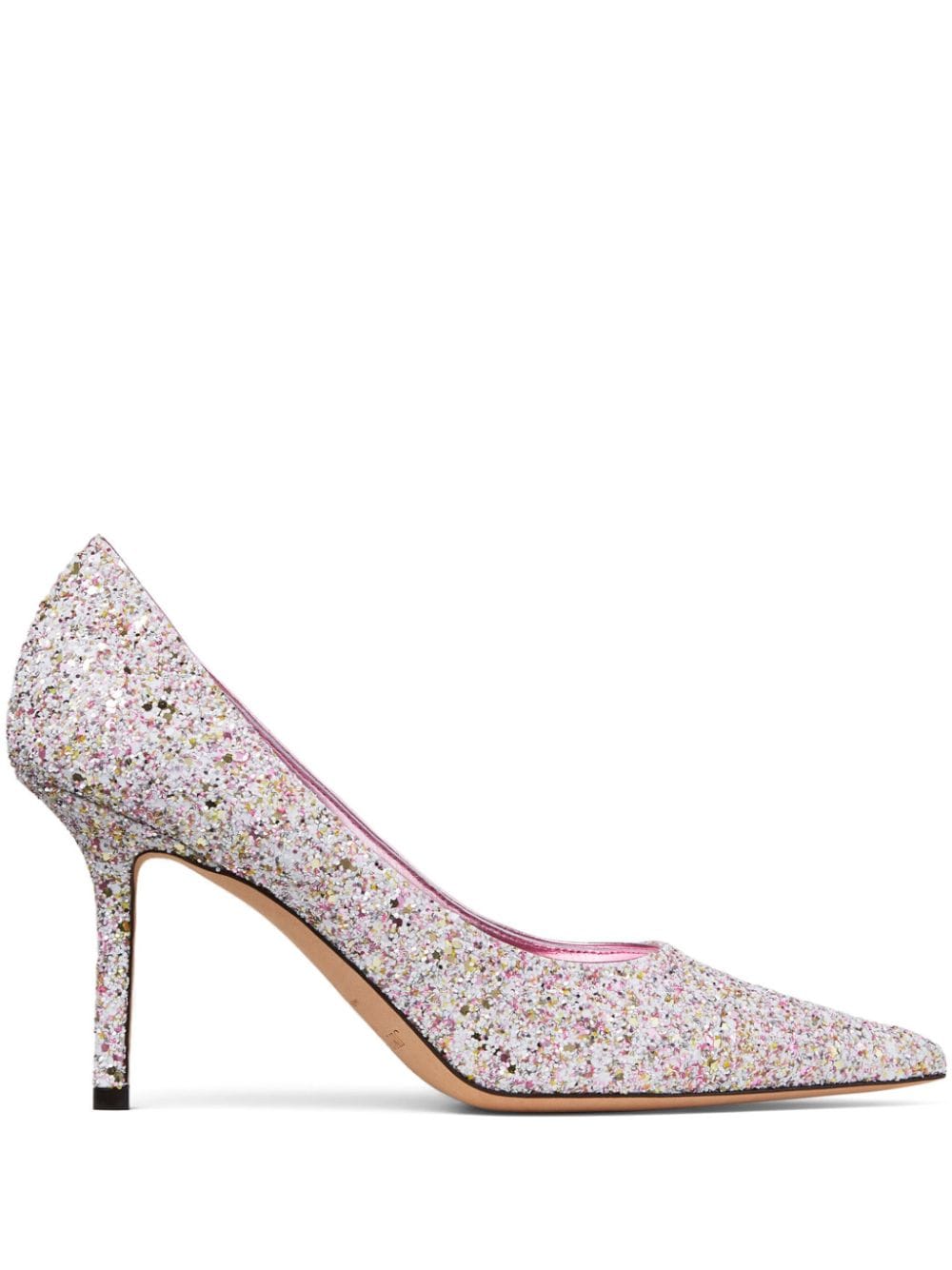 Jimmy Choo 85mm Love glitter pumps - Pink von Jimmy Choo