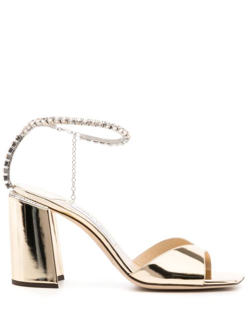 Jimmy Choo 85mm Saeda sandals - Gold von Jimmy Choo