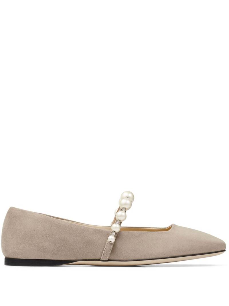 Jimmy Choo Ade ballerina shoes - Neutrals von Jimmy Choo