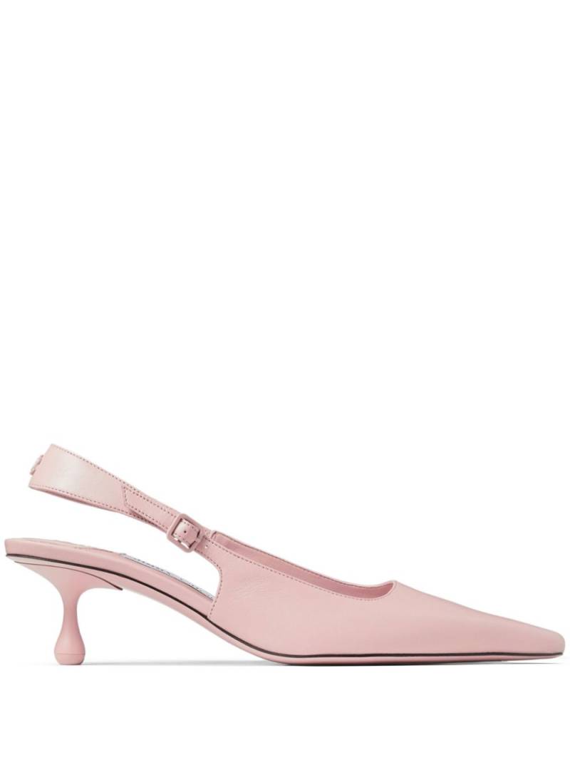 Jimmy Choo Amel 50mm leather pumps - Pink von Jimmy Choo