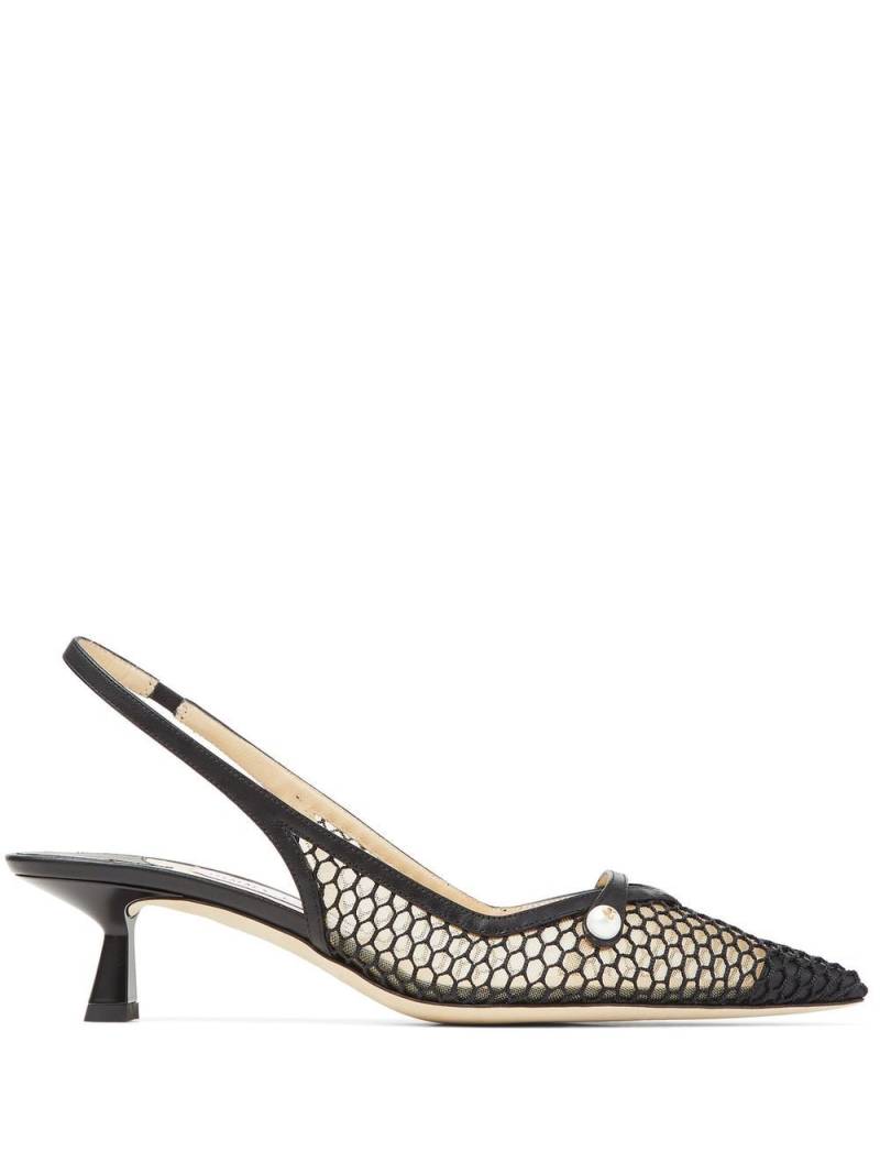 Jimmy Choo Amita 45mm slingback pumps - Black von Jimmy Choo