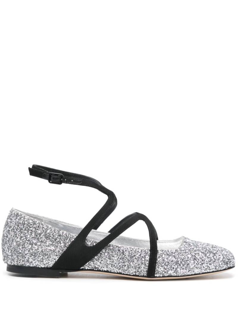 Jimmy Choo Astoria ballet flats - Silver von Jimmy Choo