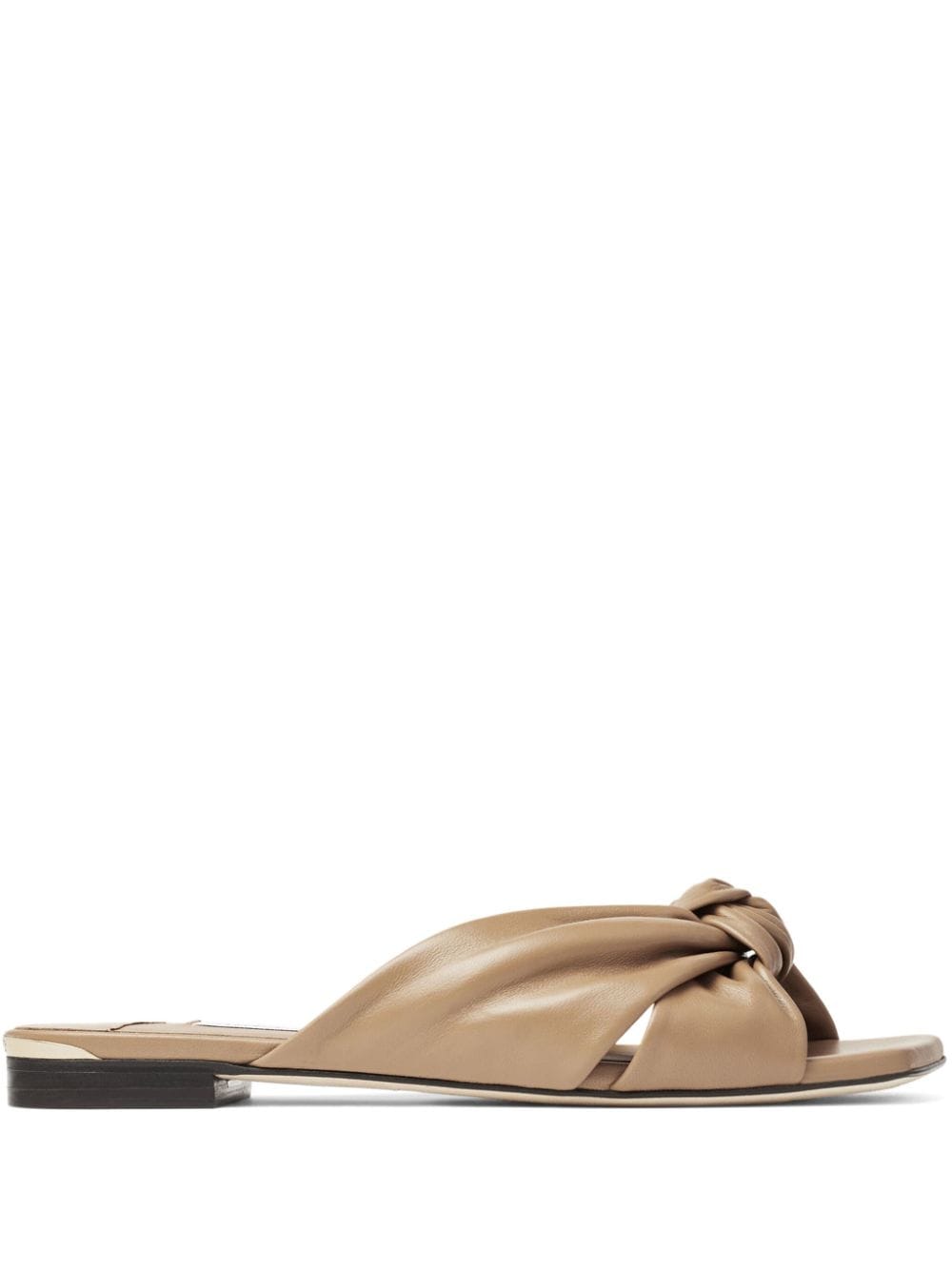 Jimmy Choo Avenue leather sandals - Neutrals von Jimmy Choo