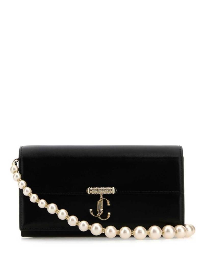 Jimmy Choo Avenue wallet-on-chain - Black von Jimmy Choo