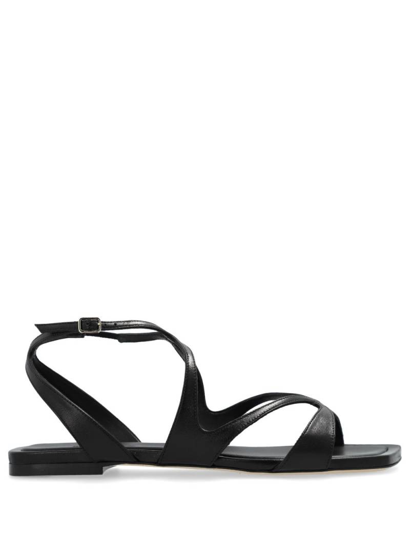 Jimmy Choo Ayla leather sandals - Black von Jimmy Choo