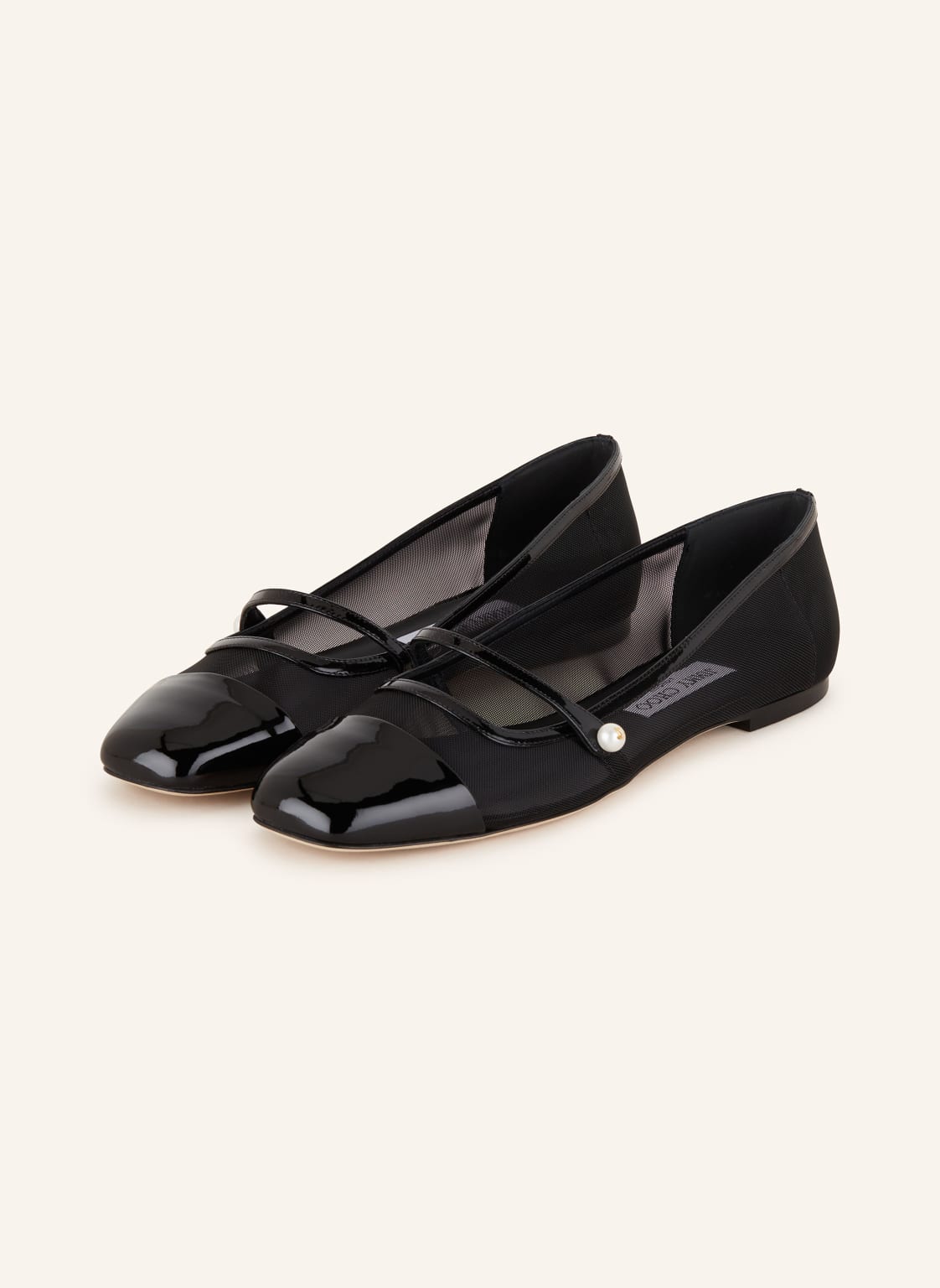 Jimmy Choo Mary-Jane-Ballerinas Elisa schwarz von Jimmy Choo