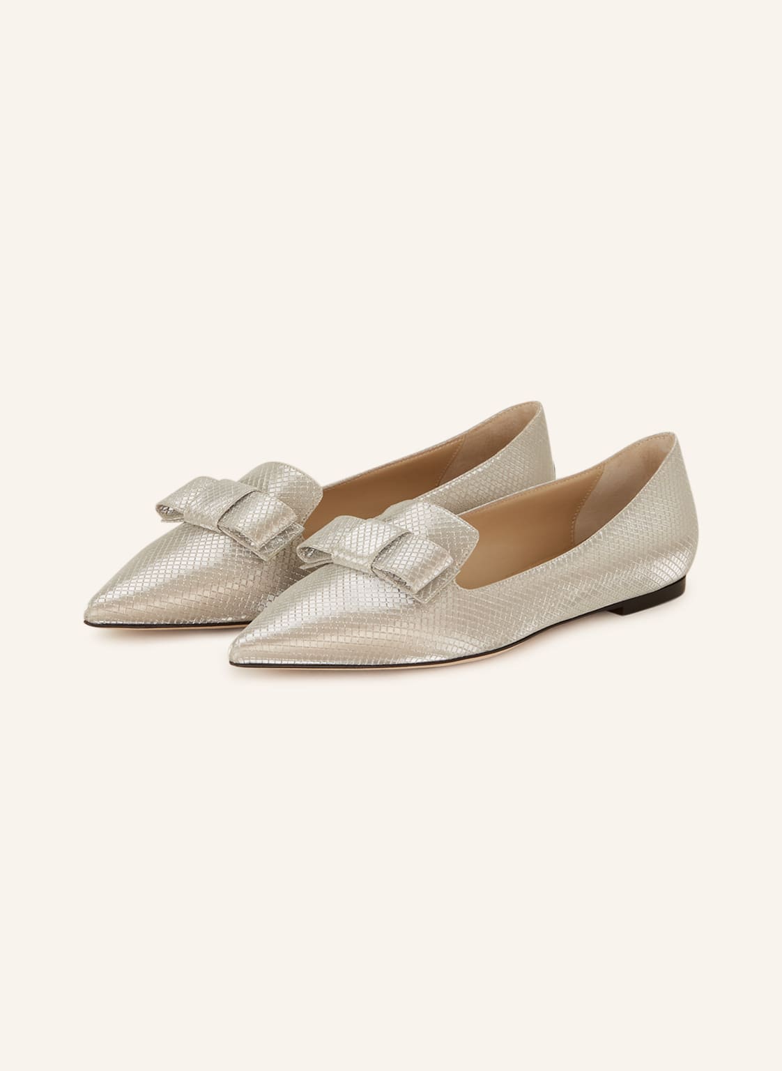 Jimmy Choo Ballerinas Gala weiss Jimmy Choo Ballerinas Gala weiss von Jimmy Choo