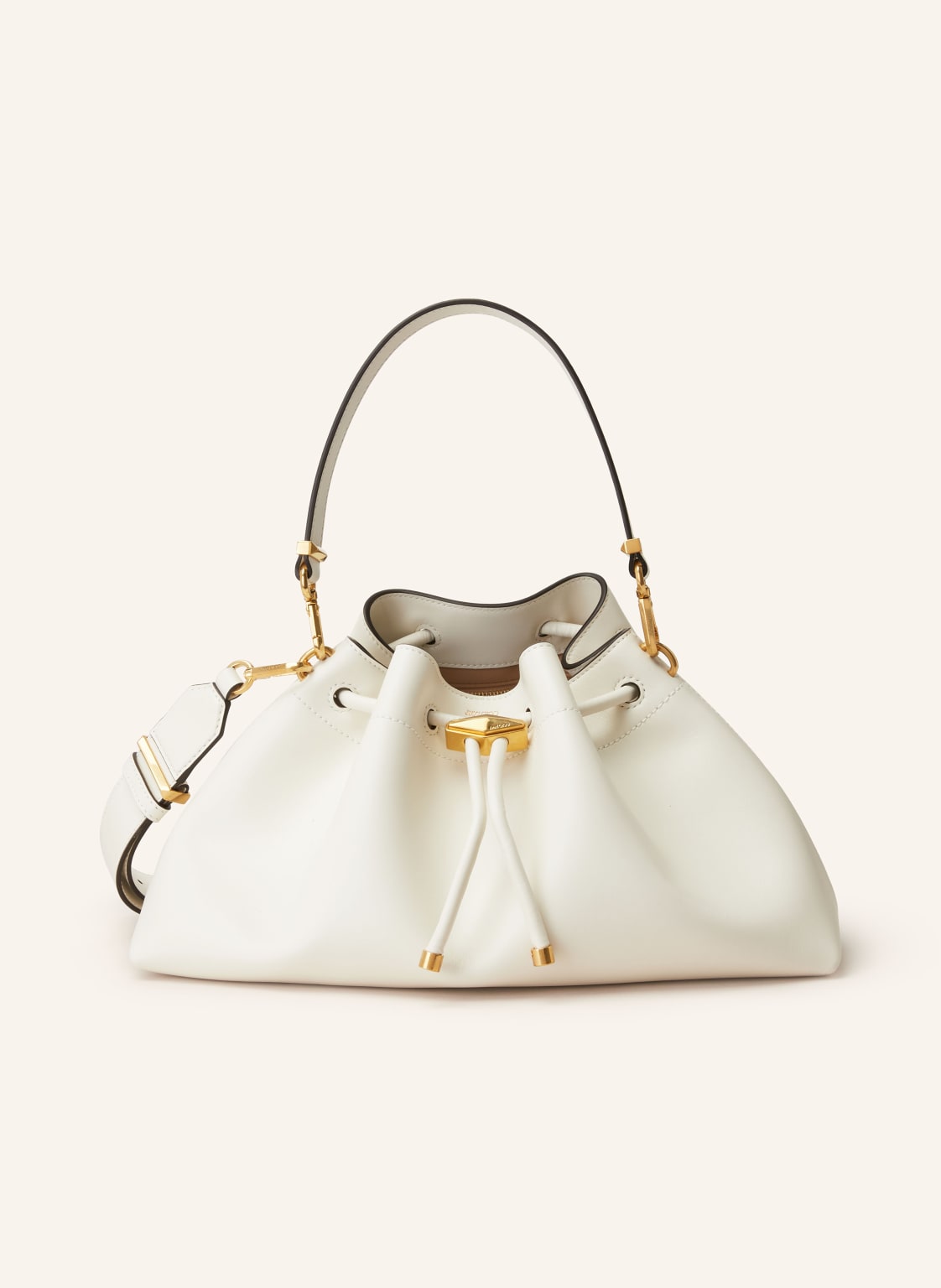 Jimmy Choo Beuteltasche Bon Bon Bucket weiss von Jimmy Choo